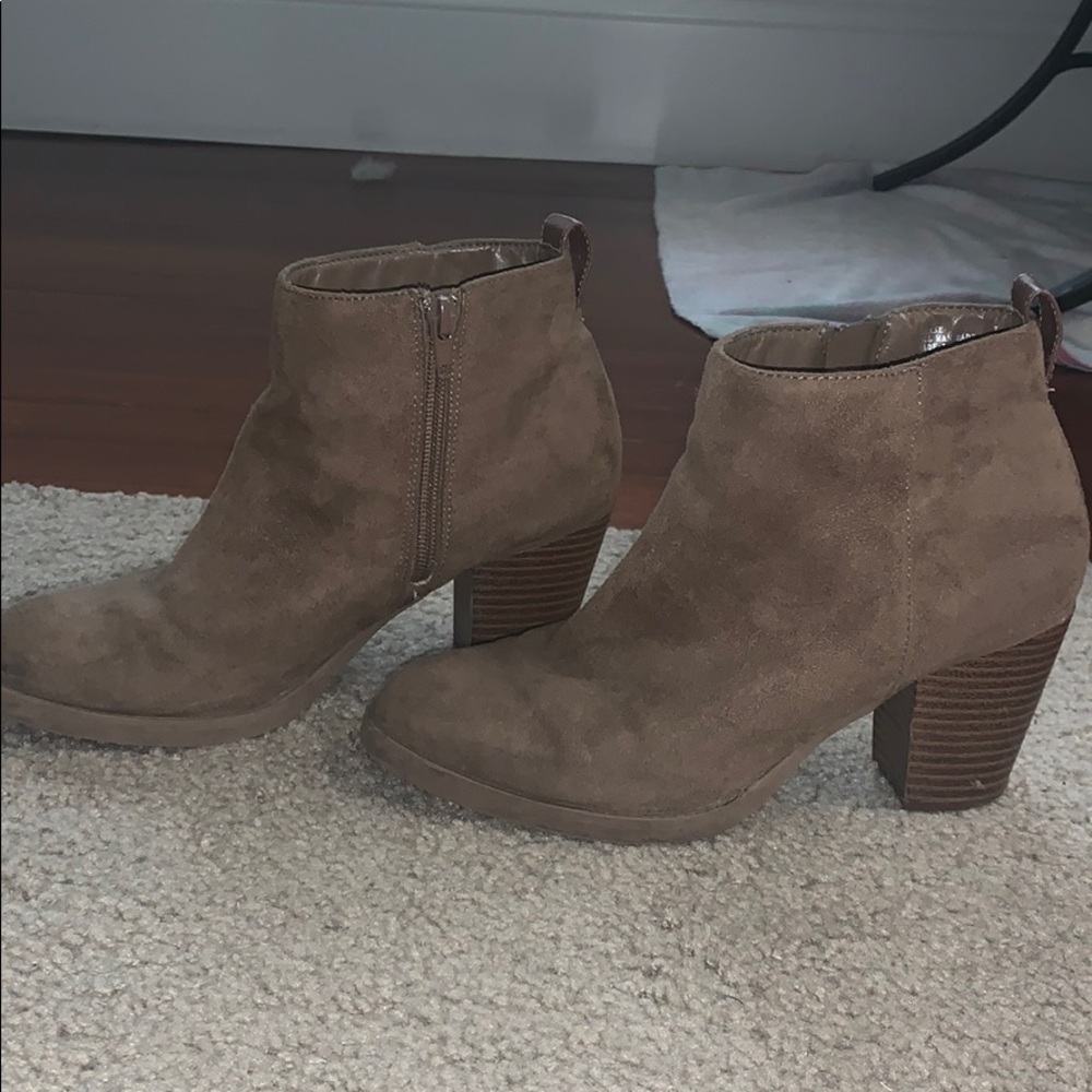 Charlotte Russe brown booties